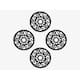 Option Alora Paisley (Set of 4)