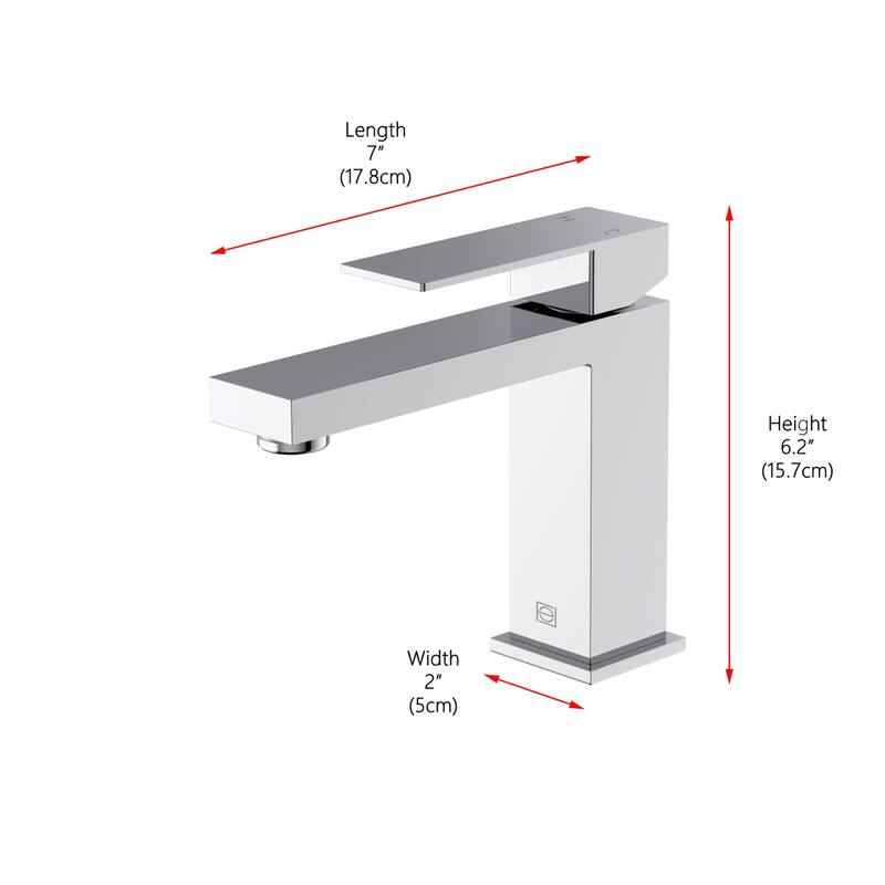 Indigo Home Single Hole Single Handle Bathroom Faucet