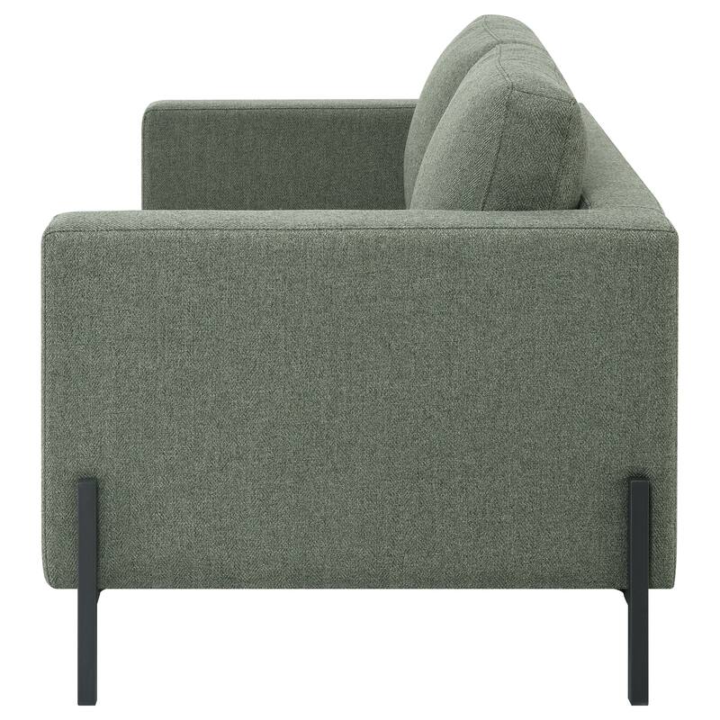 Tilly Transitional Upholstered Track Arm Loveseat