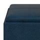 preview thumbnail 61 of 92, WYNDENHALL Townsend 17 inch Wide Contemporary Square Storage Ottoman