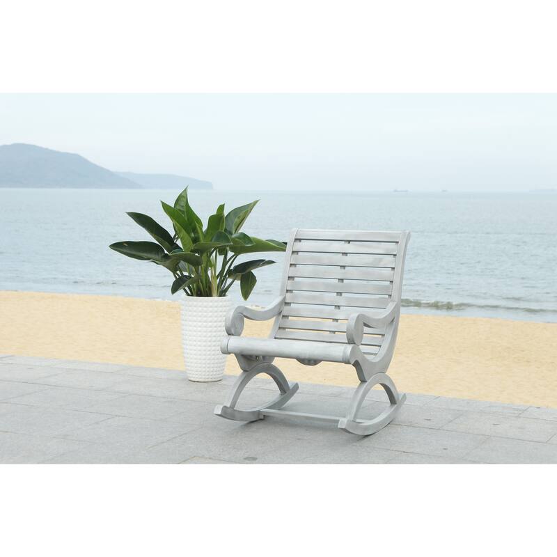SAFAVIEH Outdoor Jimena Rocking Chair - 25W x 37D x 36H