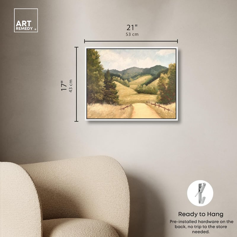 Summer Fields Canvas by Art Remedy