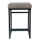 HomePop Open Back Metal 24" Counter Stool - 24 inches - 24 inches