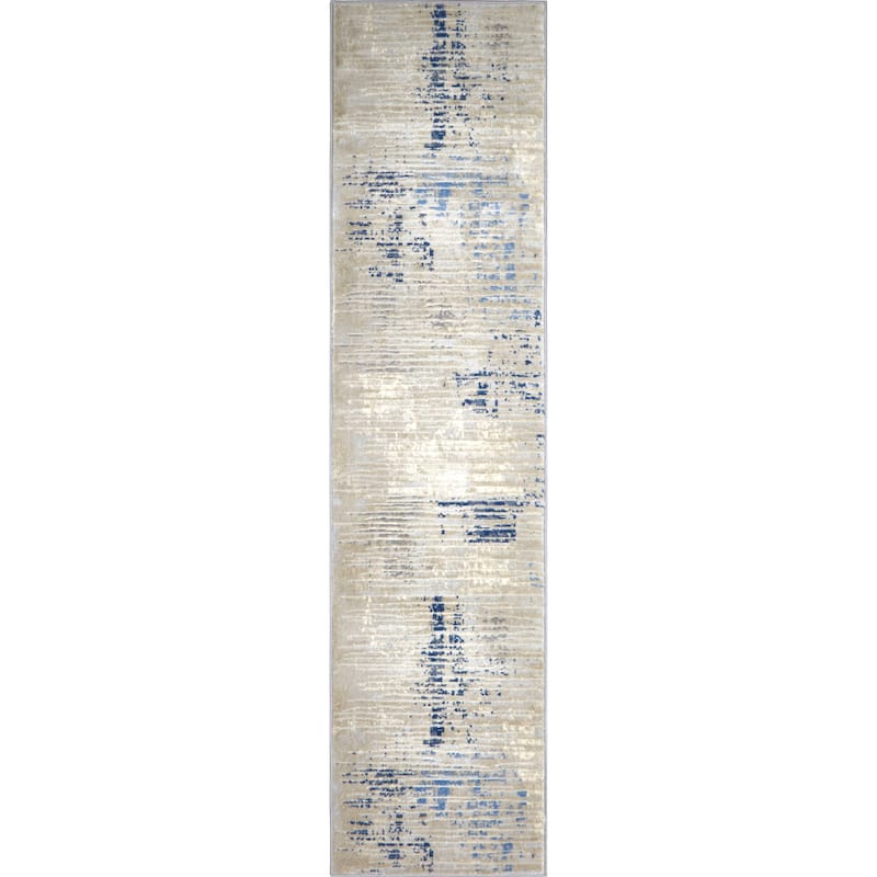 Home Dynamix Melrose Lorenzo Contemporary Abstract Area Rug - 1'6"x2'6" - Gray/Blue - Rectangle