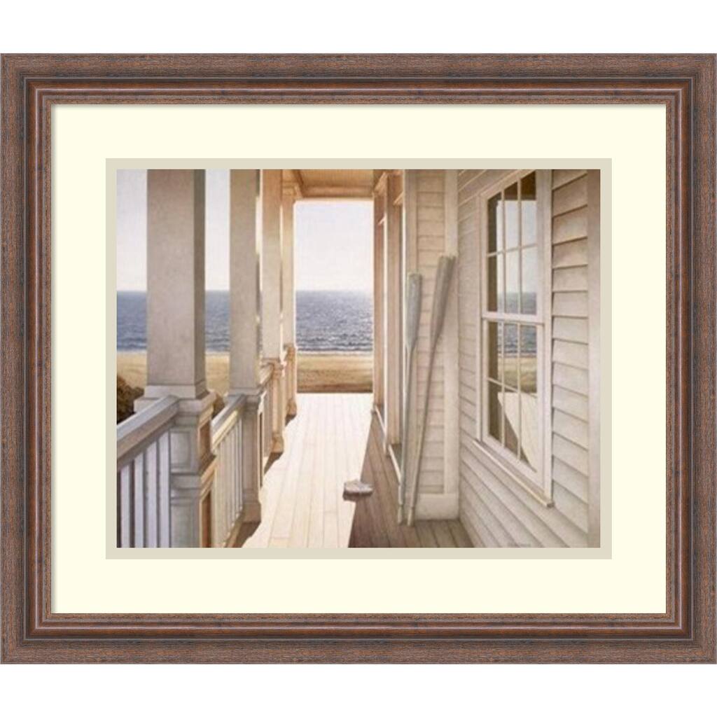 Framed Art Print 'Serenity' by Daniel Pollera 21 x 18-inch