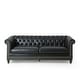 preview thumbnail 18 of 58, Castalia Nailhead Trim Chesterfield Sofa by Christopher Knight Home - 78.75" L x 33.50" W x 28.00" H