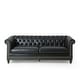 preview thumbnail 14 of 39, Castalia Nailhead Trim Chesterfield Sofa by Christopher Knight Home - 78.75" L x 33.50" W x 28.00" H