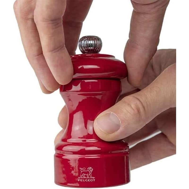 Peugeot Bistro Pepper Mill Passion Red 10cm-4in.