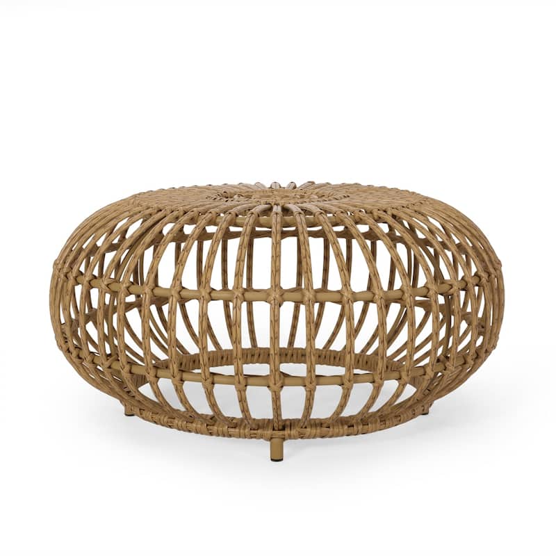 29.5" Wicker Coffee Table