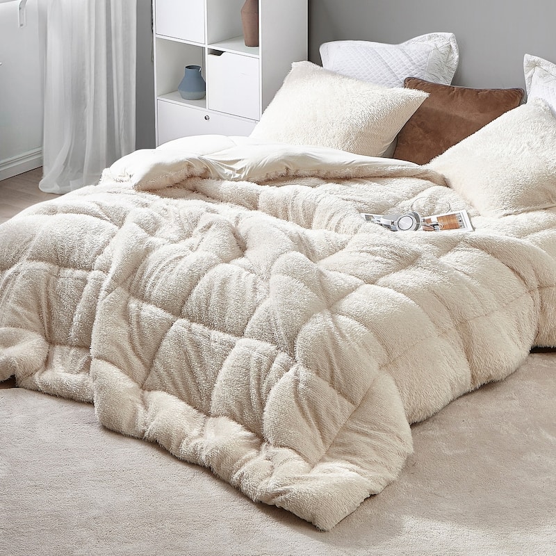 Corn Silk - Coma Inducer® Oversized Comforter - Popcorn Caramel - Twin XL