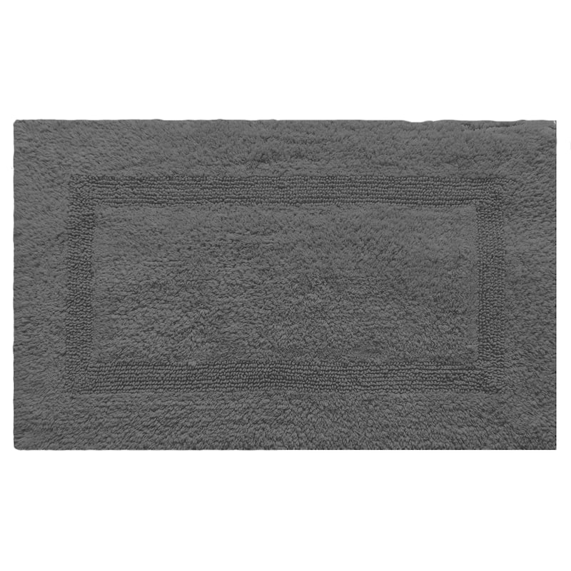 Fabstyles Basix Soft & Absorbent Reversible Cotton Bath Rug