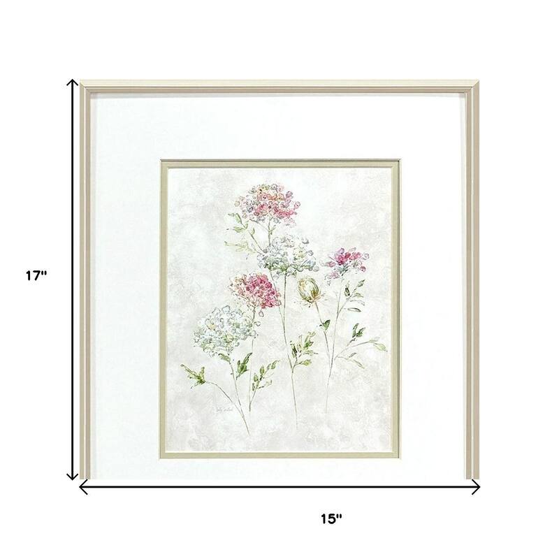 HomeRoots Set Of Two Soft Lace Gold Framed Wall Art