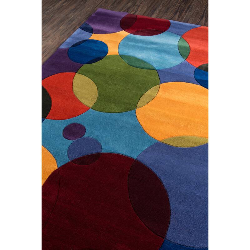 Momeni New Wave Hand Tufted New Zealand Wool Contemporary Geometric Area Rug