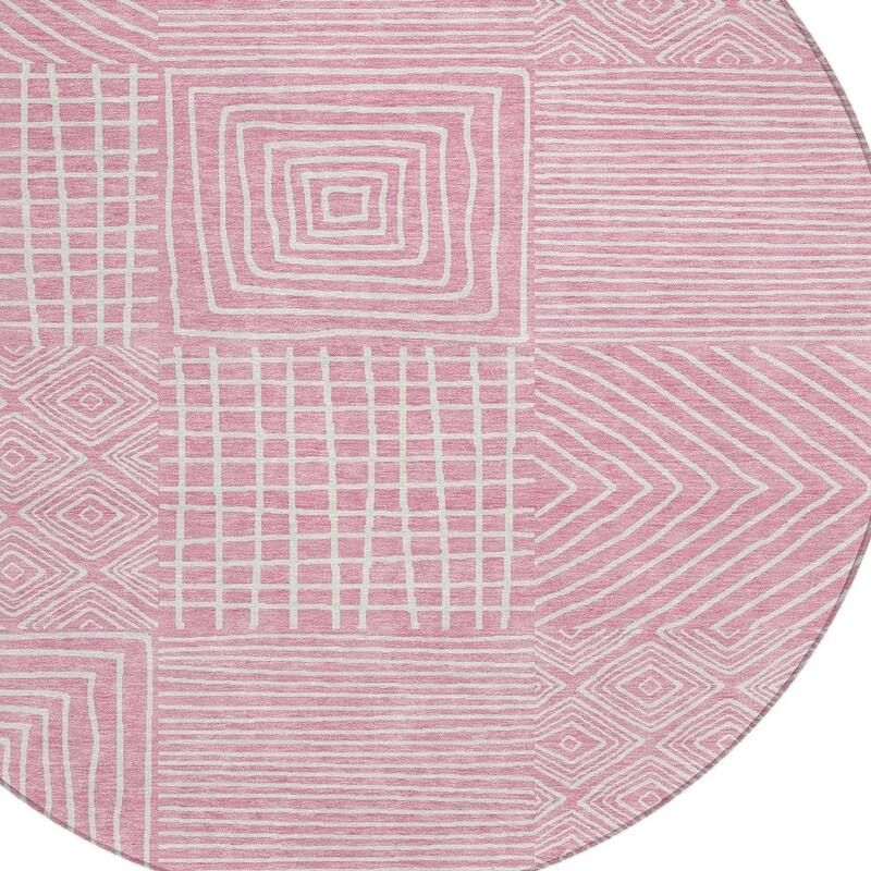 HomeRoots Geometric Transitional Rectangle Outdoor Rug