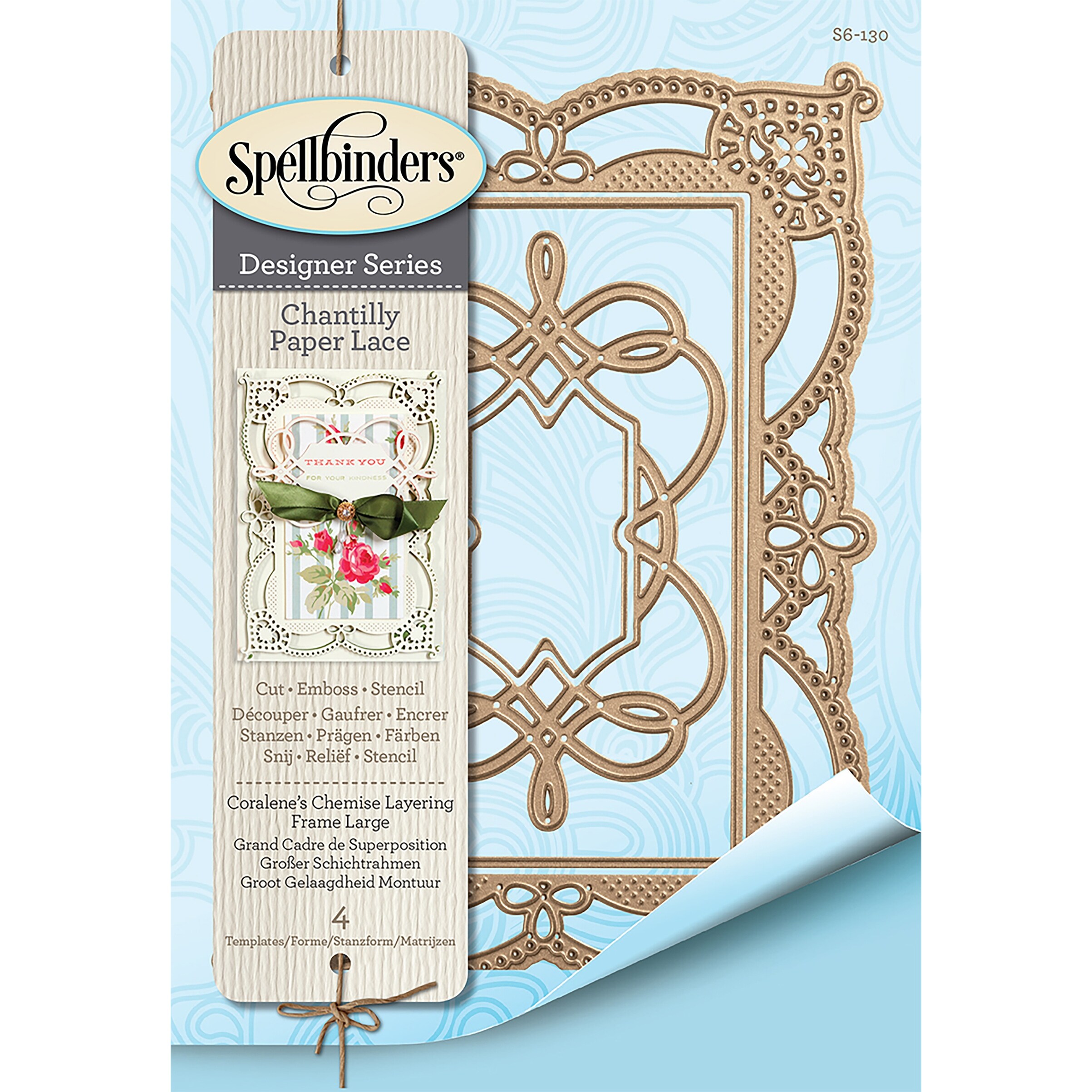 Shop Spellbinders Chantilly Paper Lace By Becca Feeken Coralene S