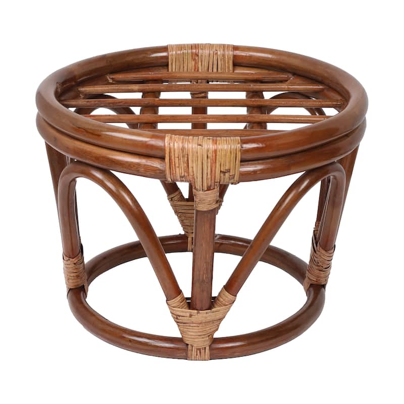 Bali 18-inch Footstool Frame (Cushion not Included)