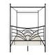 preview thumbnail 32 of 32, Clayfell Denver Metal Canopy Bed