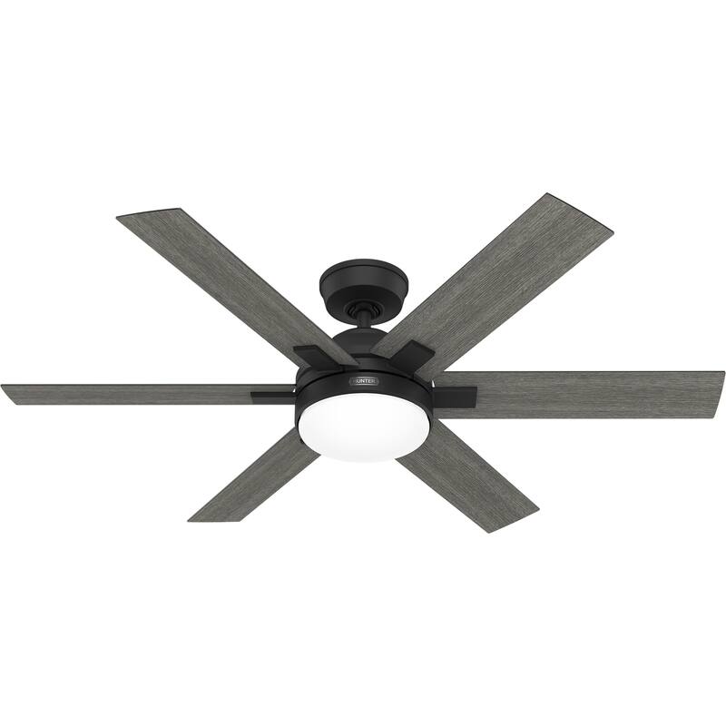 Hunter 52" Georgetown ENERGY STAR® Ceiling Fan w/ LED Light, Remote - Contemporary - Easy Install!