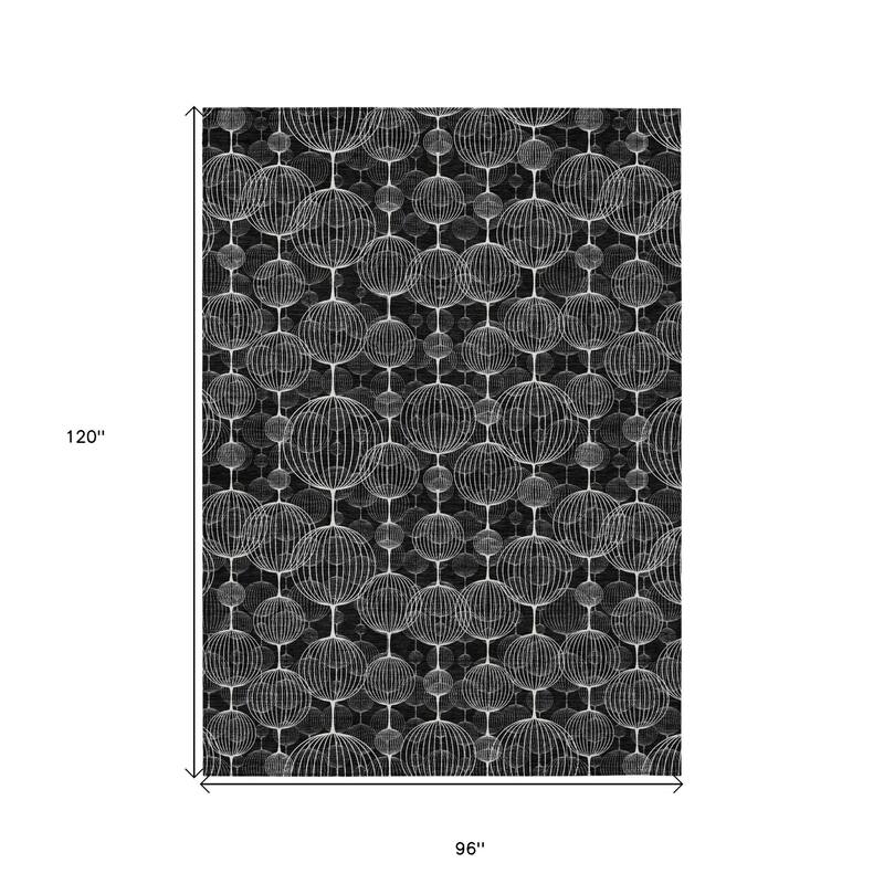 HomeRoots Geometric Transitional Rectangle Outdoor Rug