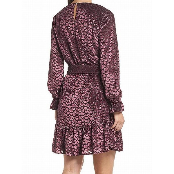 michael kors dress purple
