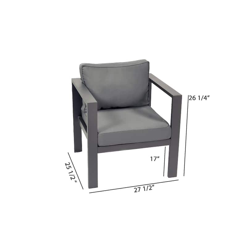 Lakeview Aluminum Outdoor Dining Set (5-Piece)