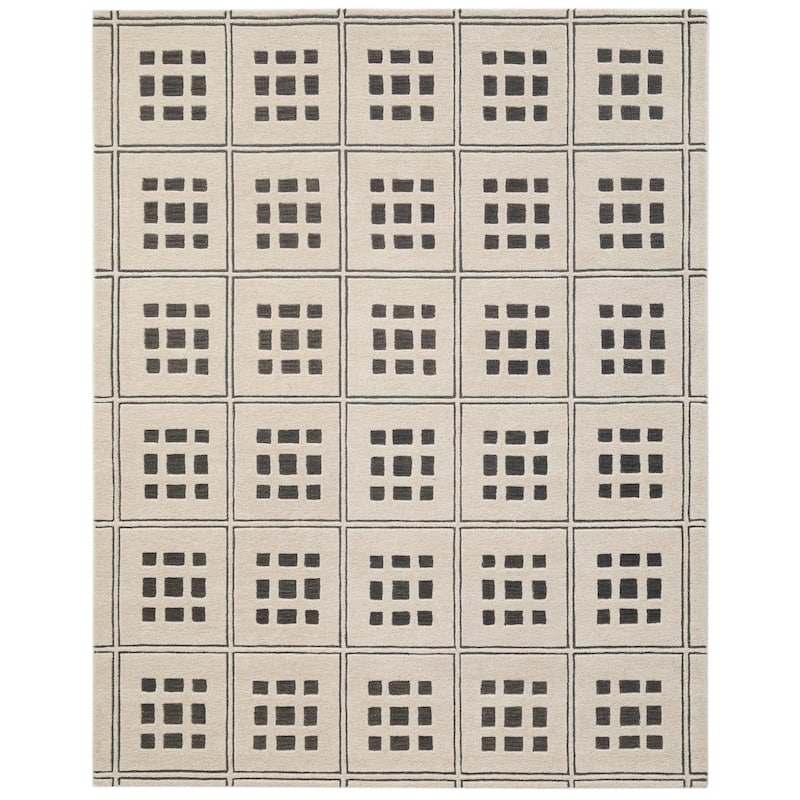 Terra by Obeetee Requiem Maldiv Ivory Rug - Lavender/Ivory - 2'6" x 8'
