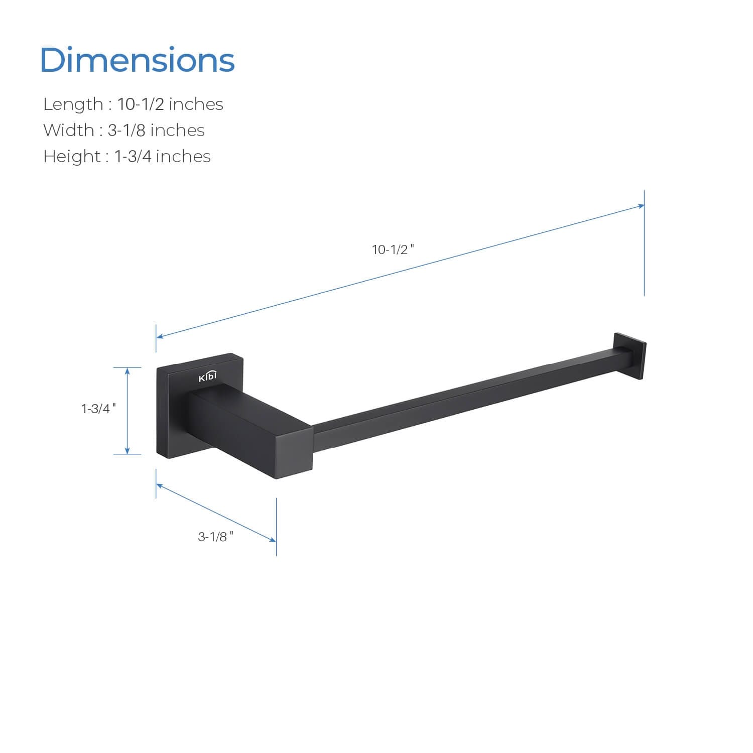 Cube 10 inch Bathroom Towel Bar On Sale Bed Bath Beyond