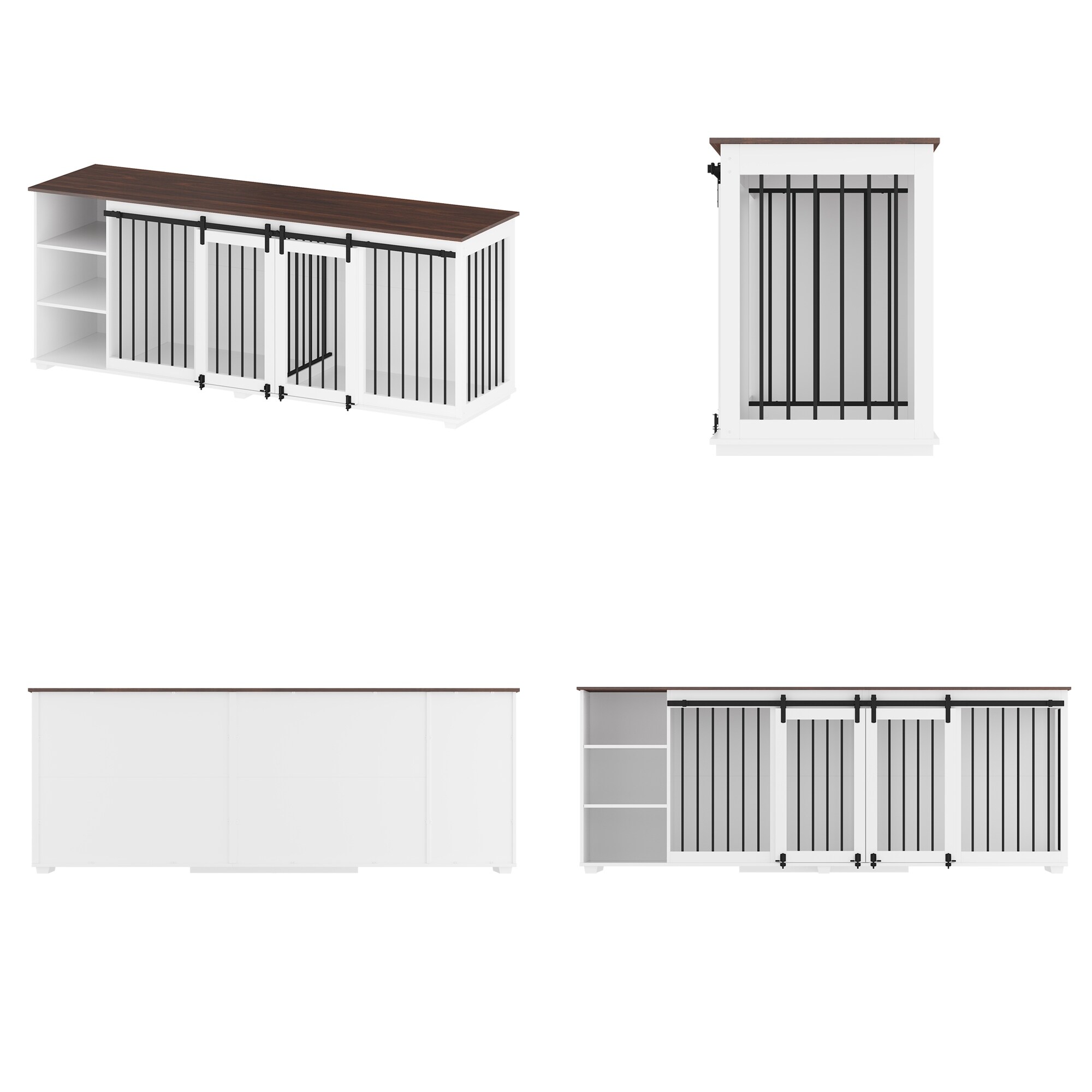 Pet Friendly Multi Purpose Cabinet Secure Double Lock Doors