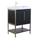 Option Black Matte - Brass Hardware