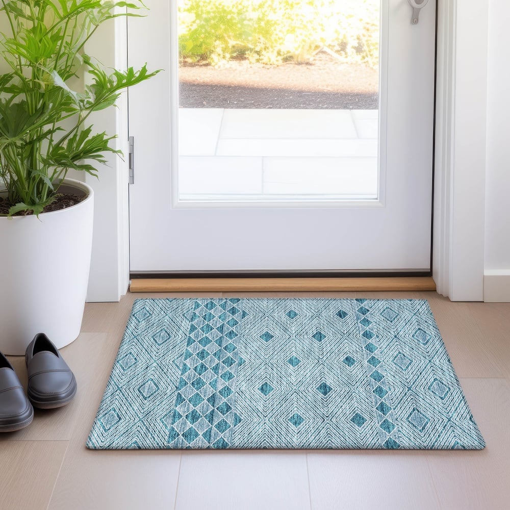Premium Washable Super Soft Geo Prints Mayfield Rug
