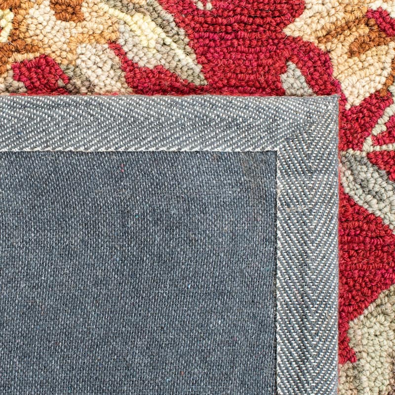 SAFAVIEH Handmade Chelsea Ashlyn French Country Floral Wool Rug
