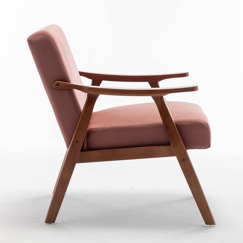 Living Room Solid Wood Accent Chair Wingback Chair