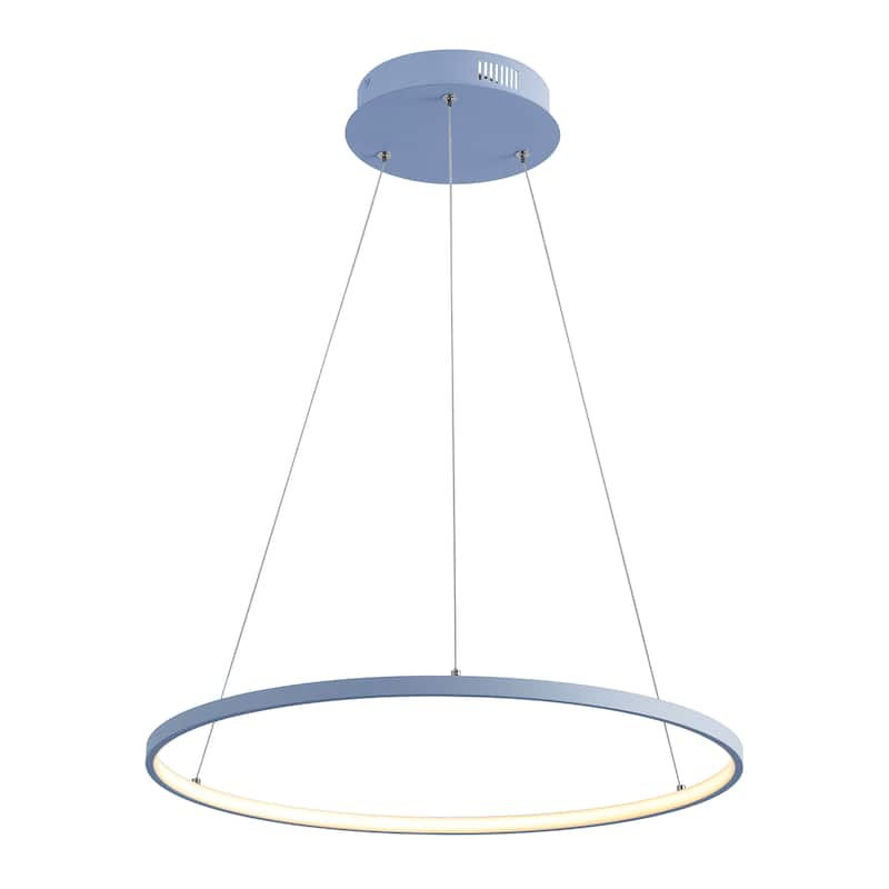 Kinsley Modern Bohemian Iron Integrated LED Pendant by JONATHAN Y