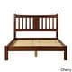 preview thumbnail 4 of 16, Grain Wood Furniture Solid Wood Shaker Slat Platform Bed Cherry - King