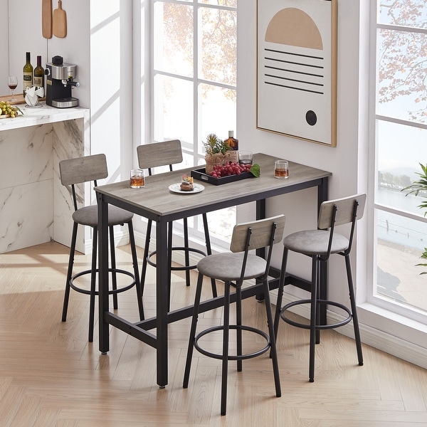Rectangle pub table sale set