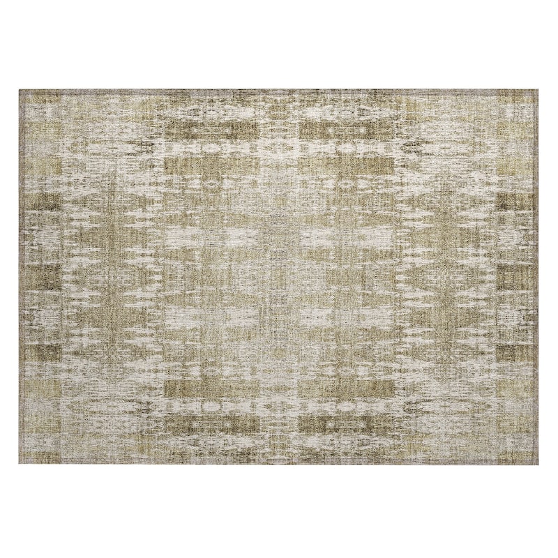 Machine Washable Indoor/ Outdoor Chantille Moroccan Boho Rug