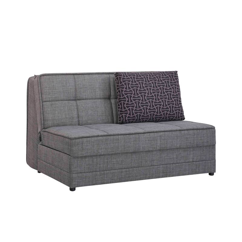 Collection Upholstered Convertible Loveseat With Storage