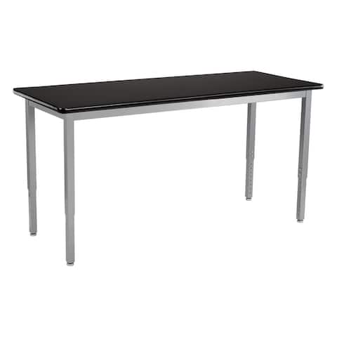 NPS 30 X 72 Steel Height Adjustable Table, High Pressure Laminate Top