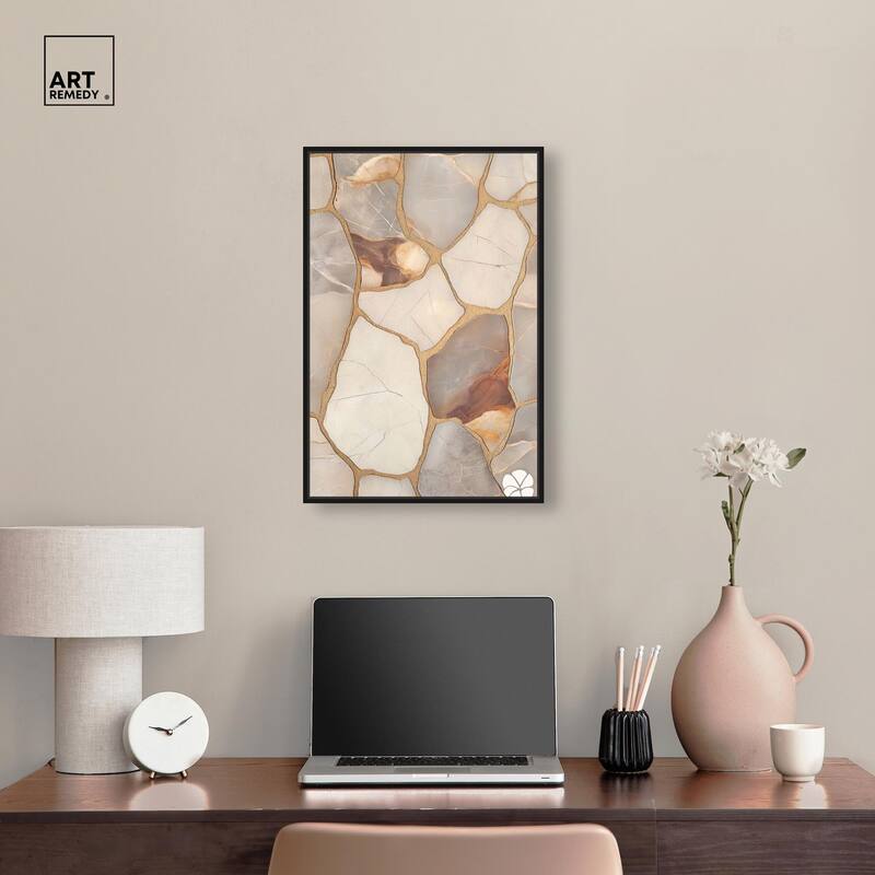 Textured Earthy Tones I Canvas by Art Remedy