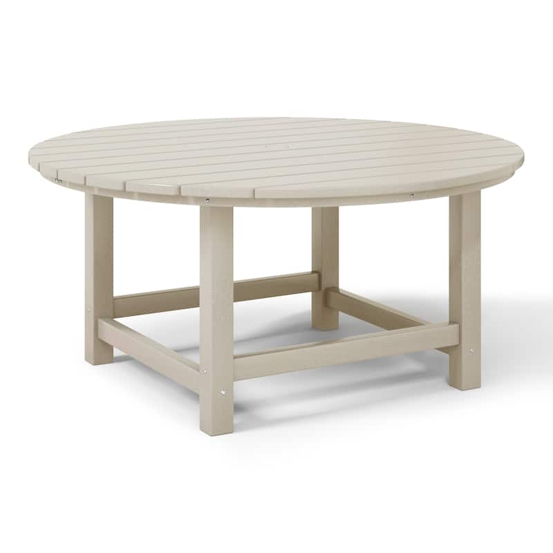 Laguna Outdoor Poly Adirondack 38" Round Coffee Table