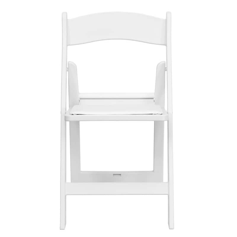 Set of 2 Folding Chairs with Padded Seats - 18"D x 17.25"W x 30.75"H