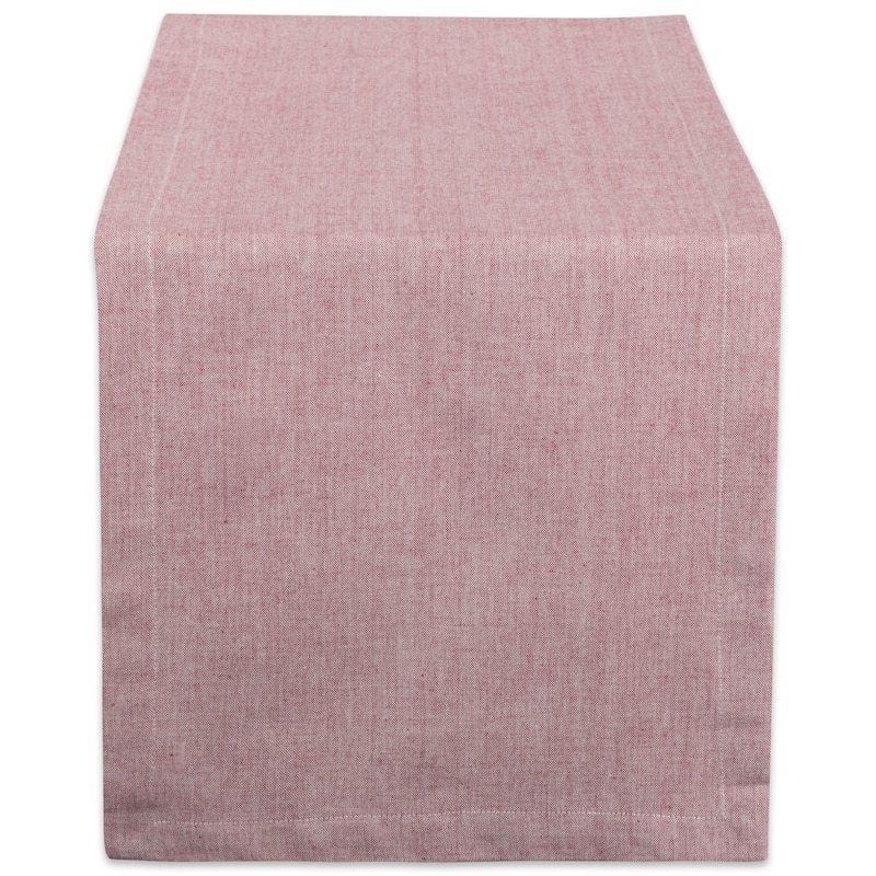 Design Imports Solid Chambray Table Runner (0.25 inches high x 14 inches wide x 72 inches deep)