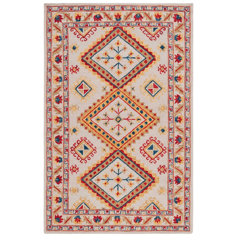 SAFAVIEH Handmade Aspen Olof Boho Tribal Wool Rug