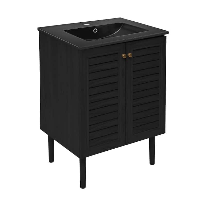 Swiss Madison SM-BV6201 Bron 24" Free Standing Single Basin Vanity Set