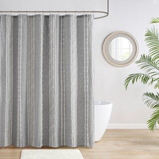 72 x 72 Inch Kara Cotton Jacquard Shower Curtain - Bed Bath & Beyond ...