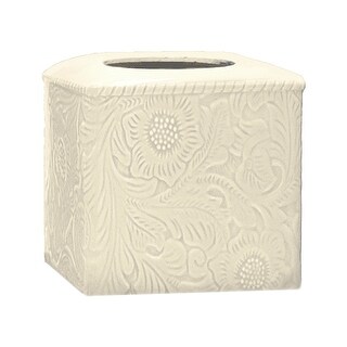 Avanti Chalk It Up Vintage Inspired Ceramic Tissue Box Cover