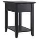 preview thumbnail 48 of 84, Zayden 1-drawer Side Table with Charging Station by iNSPIRE Q Bold