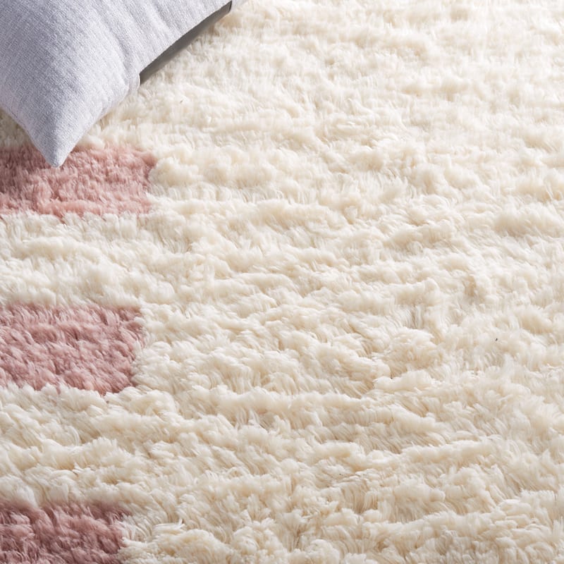 SAFAVIEH Handmade Casablanca Shag Ishild Mid-Century Modern Wool Rug
