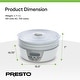 preview thumbnail 6 of 6, Presto Dehydro 6-Tray Digital Electric Food Dehydrator for Fruits & Vegetables - 15.5