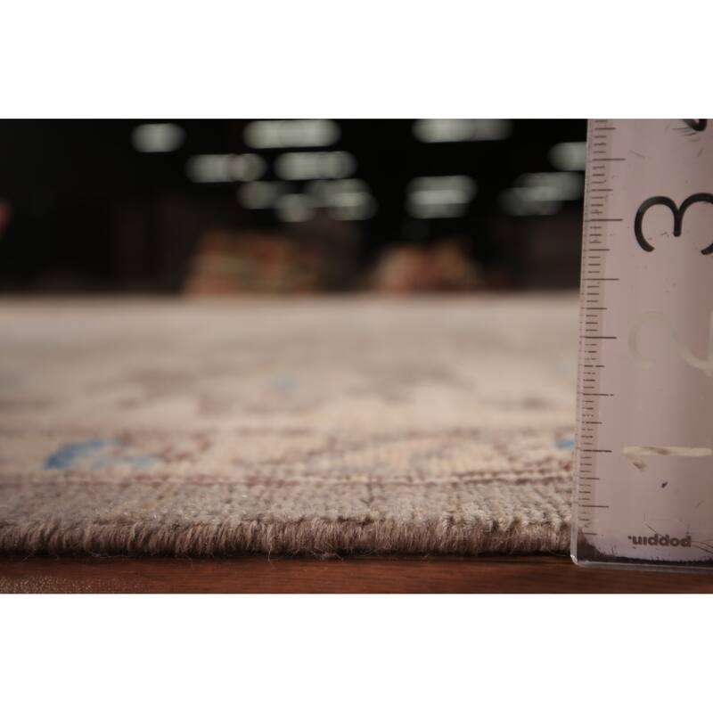 Oushak Turkish Area Rug Vegetable Dye Handmade Wool Carpet - 8'8" x 11'8"